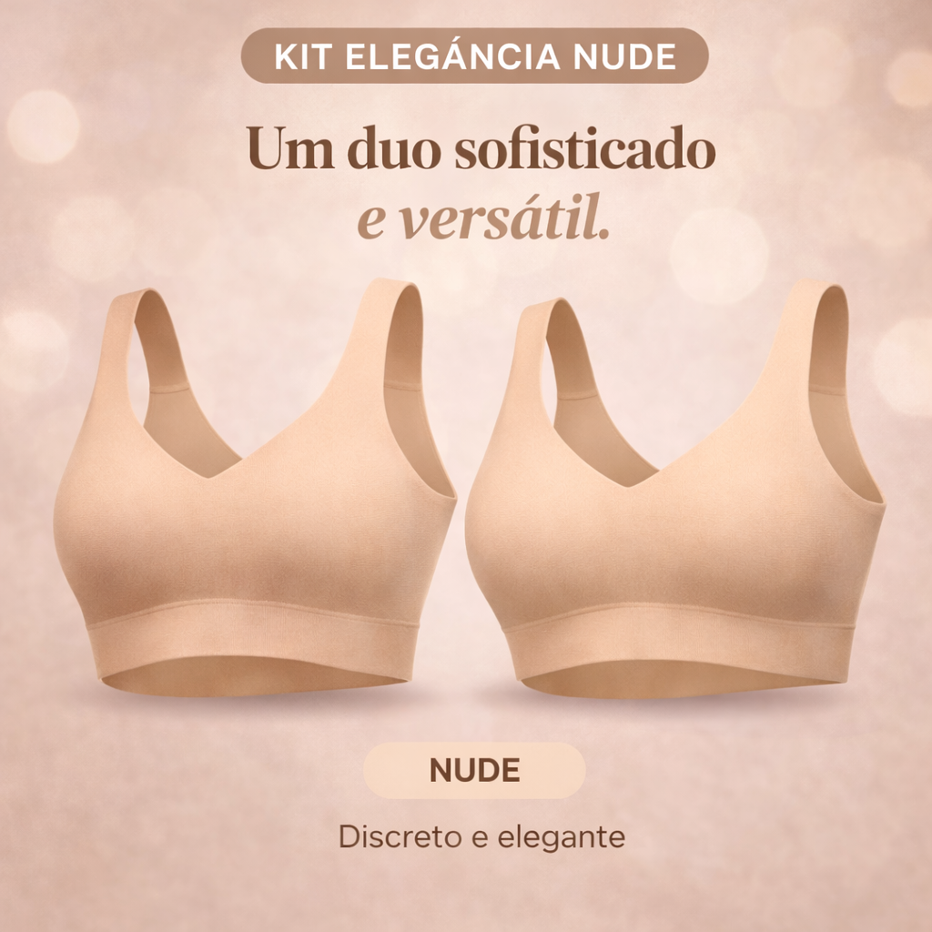 Sutiã LUNA LeveFit – 24h sem apertar, sem marcar, sem incômodo