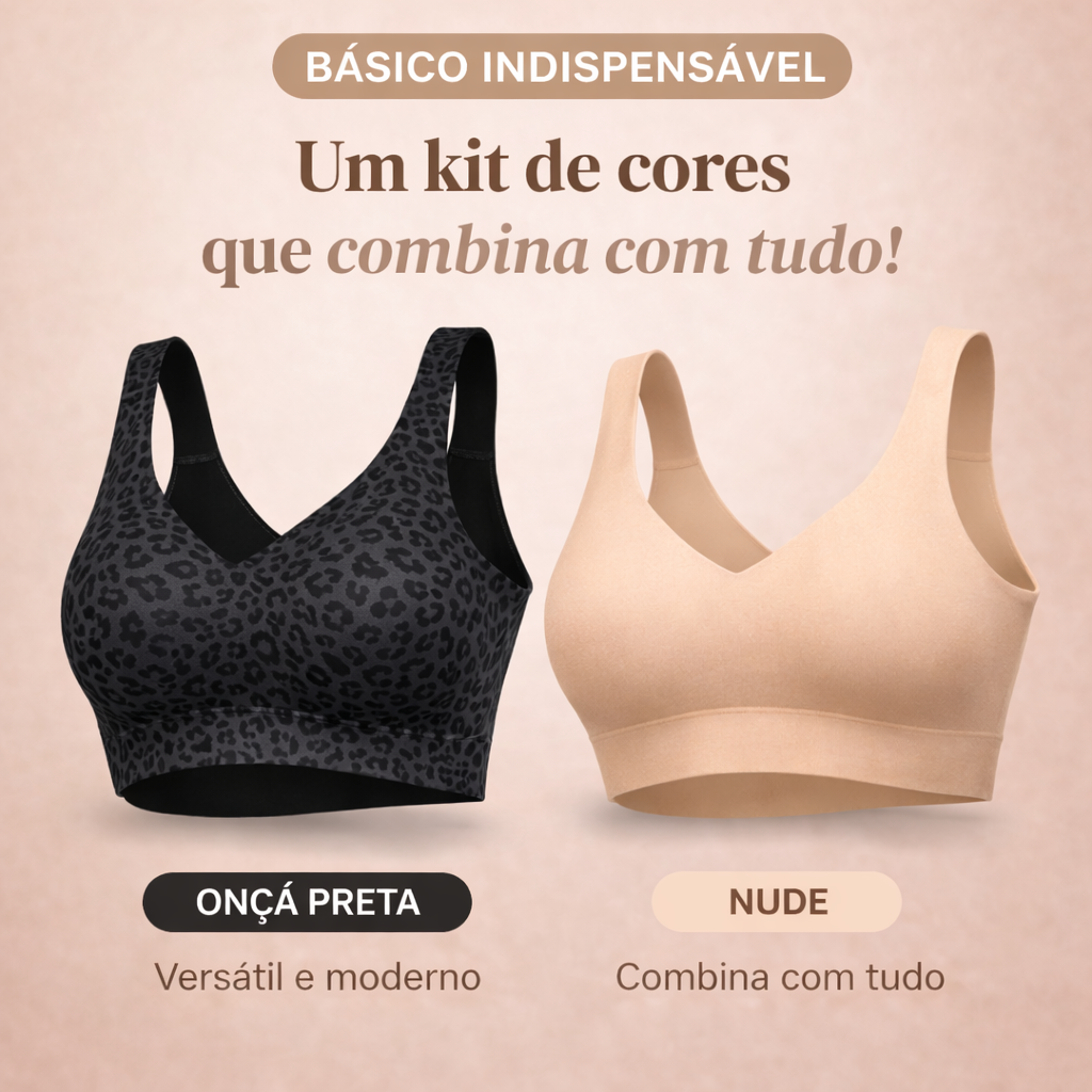 Sutiã LUNA LeveFit – 24h sem apertar, sem marcar, sem incômodo