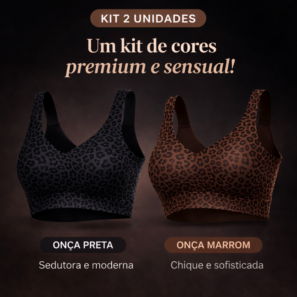 Sutiã LUNA LeveFit – 24h sem apertar, sem marcar, sem incômodo