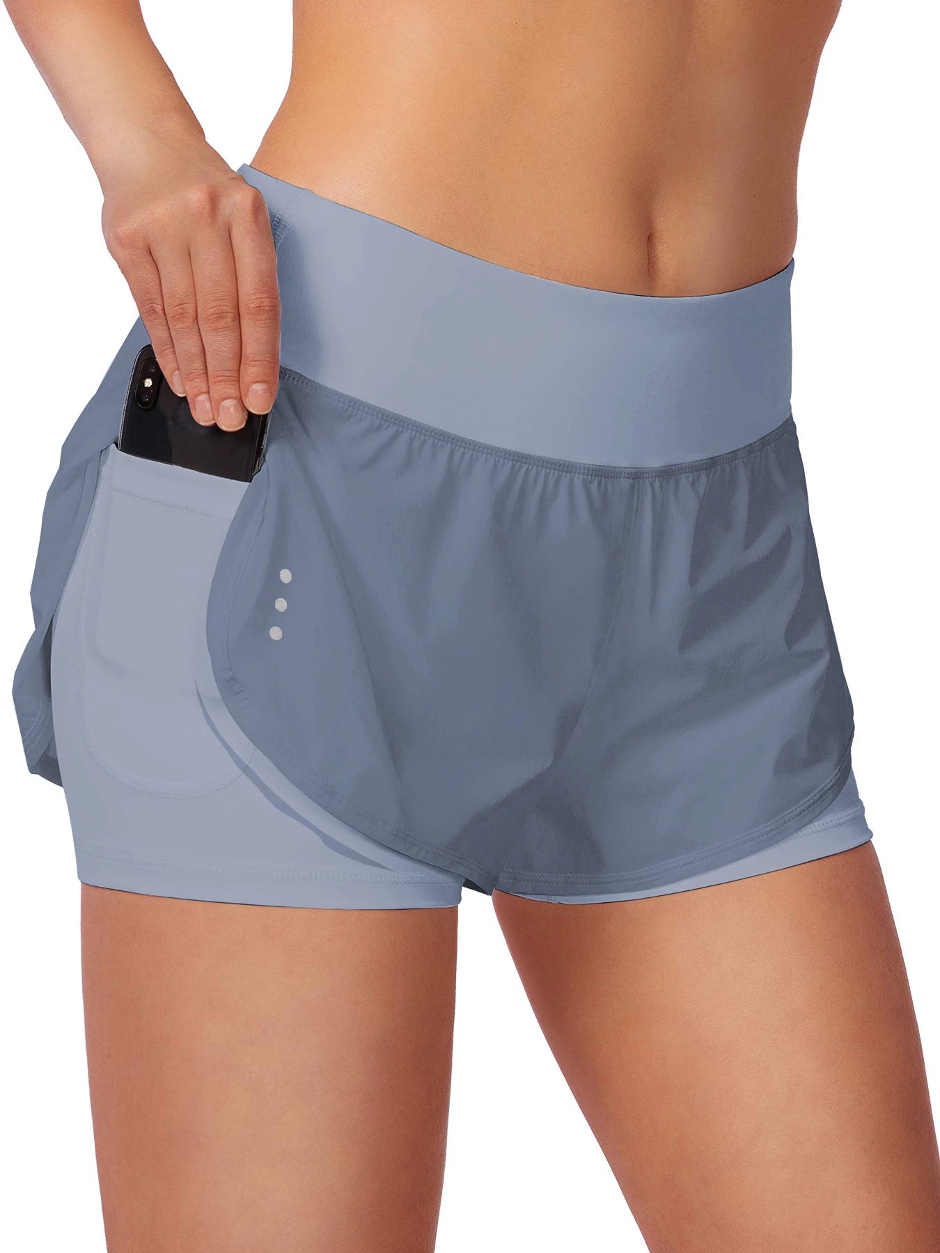 Shorts Fitness 2 em 1 Sport Pro – Alta Performance com Camada Dupla