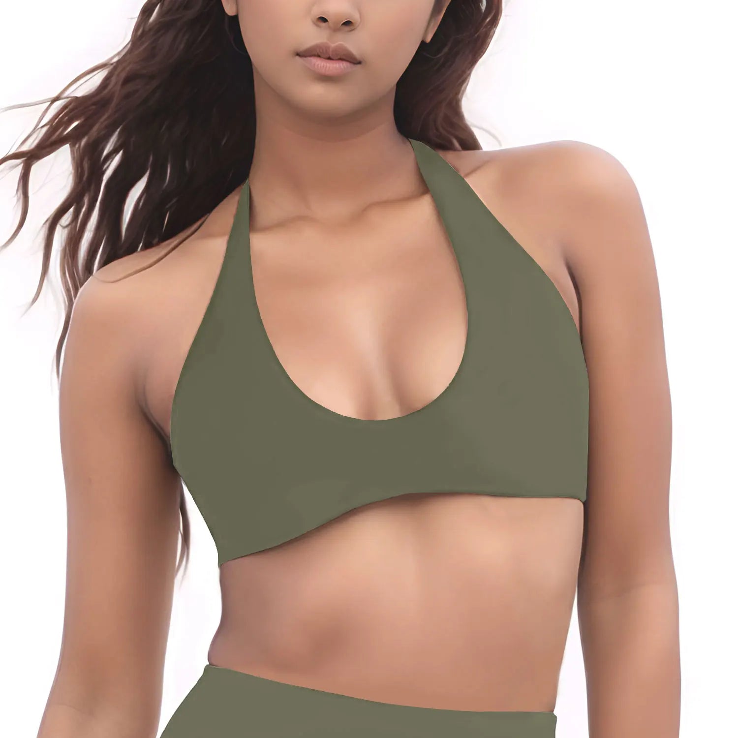 Top Halter SoftMotion – Suporte Elegante e Conforto Minimalista