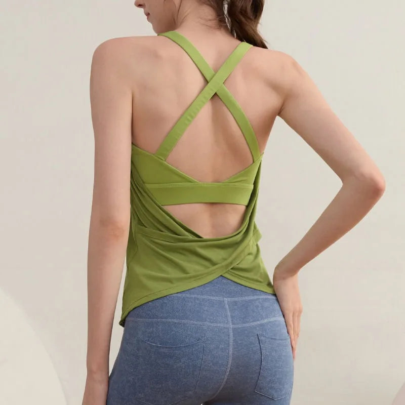 Conjunto Fitness 2 Peças com Bojo e Efeito Camada