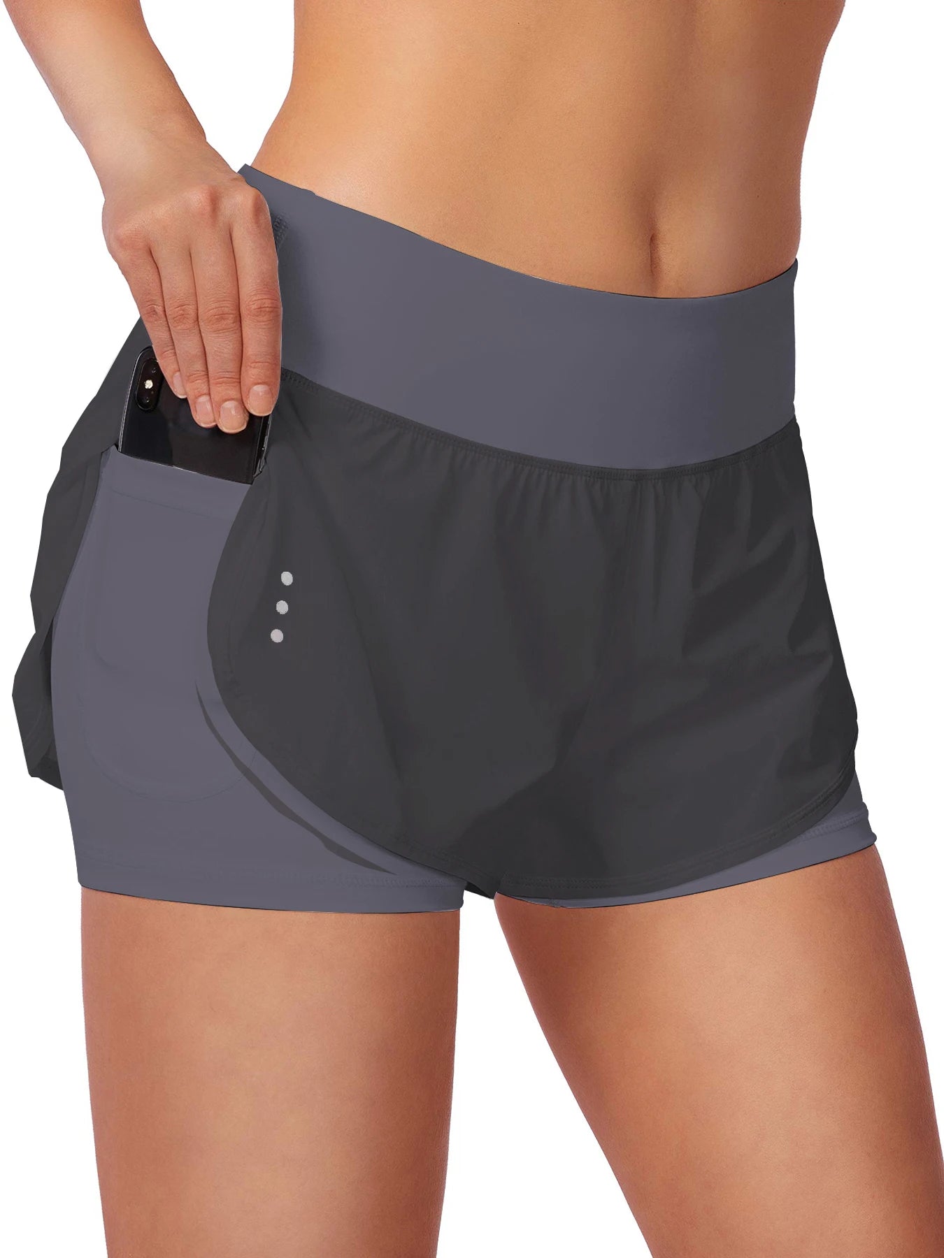 Shorts Fitness 2 em 1 Sport Pro – Alta Performance com Camada Dupla