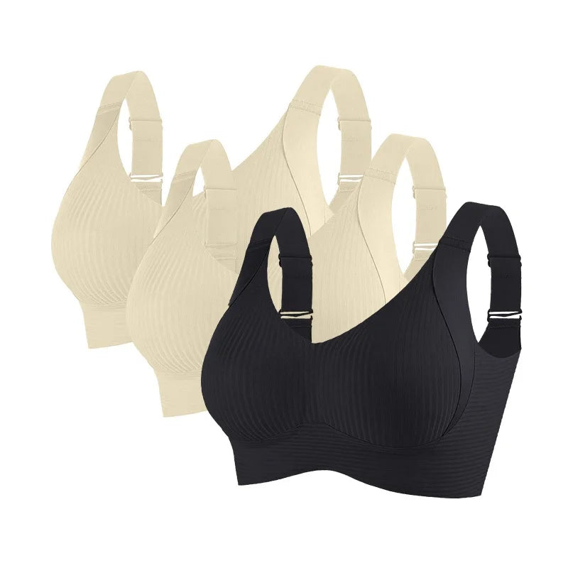 Sutiã ComfortFit 3 Peças – Sustentação, Conforto